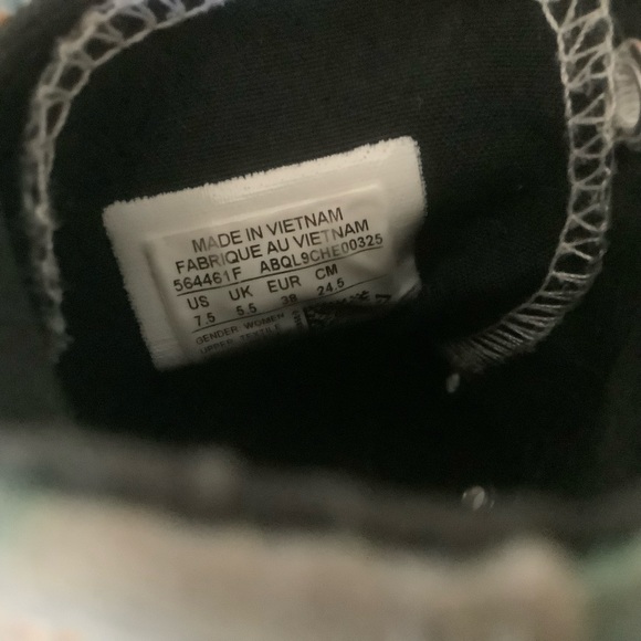 Converse Chuck Taylor all star mosaic design high top sneakers lace up size 7.5 - Picture 7 of 9